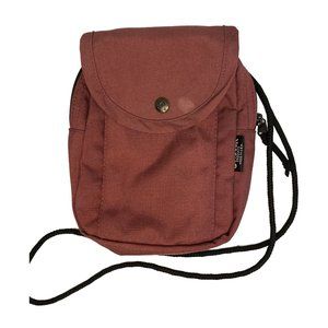 USA Outdoor Slim Crossbody Or Shoulder Bag Hiking Pouch Adjustable Strap Canvas